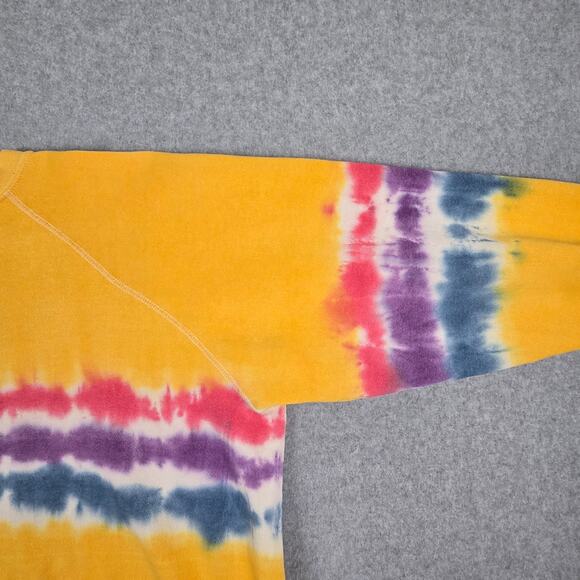 ISMBS Sweatshirt Size Medium Yellow Tie Dye I Stole My Boyfriend's Shirt Tultex - Picture 9 of 16